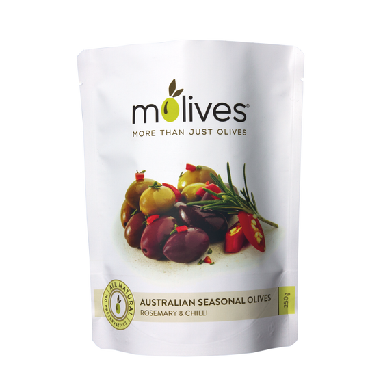 Australian Marinated Olives 250g, Molives - Molives Australian Gourmet Olives